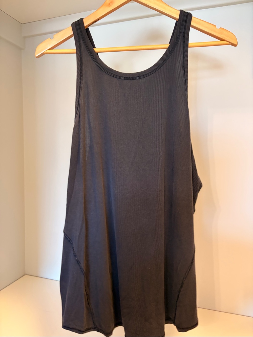 lululemon athletica Black Relaxed Scoop Neck Tank